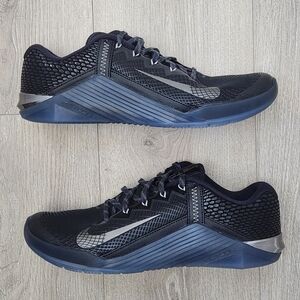 Nike Metcon 6 AMP Training Gym Shoes Black Pewter CT1241-001 Mens Sz 10 Rare New